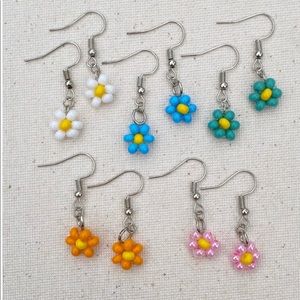 Flower earrings